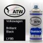 Preview: Volkswagen, Brilliant Black, LY9B: 400ml Sprühdose, von ATW Autoteile West.